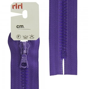 Riri 5723220/20/2507 Молния тракторная, неразъемная, 6 мм, 20 cм, фиолетовый