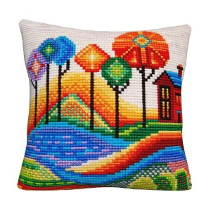 Collection D'Art 5505CK Подушка "Голубое озеро"