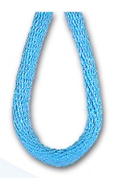 SAFISA 462-16 Шнур атласный, ширина 2 мм, цвет 16 - голубой