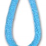SAFISA 462-16 Шнур атласный, ширина 2 мм, цвет 16 - голубой
