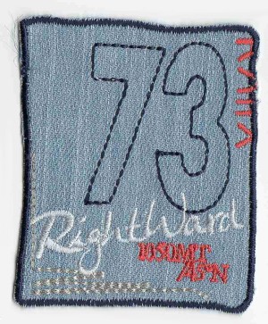 HKM 33792/1SB Термоаппликация "73 Rightward"