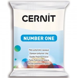 Efco 7941027 Полимерная глина Cernit №1, насыщенный чисто-белый (100% opacity)