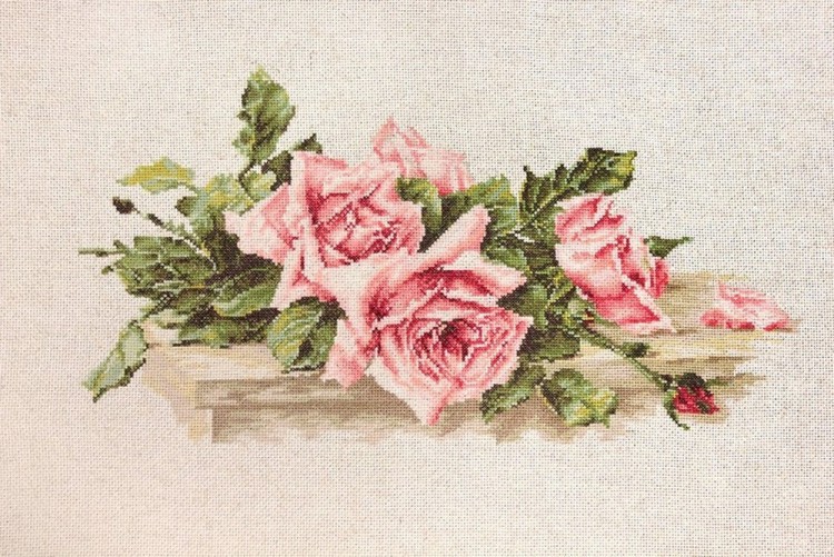 Набор для вышивания Luca-S BL22400 Розовые розы