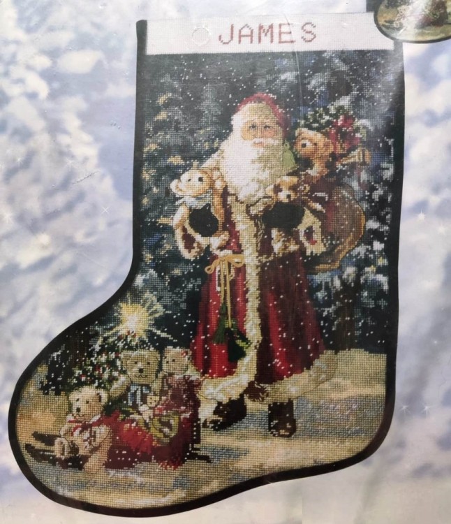 Набор для вышивания Candamar 30896 Santa Stocking