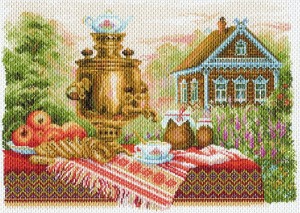 Матренин Посад 1710 Натюрморт деревенский - канва с рисунком