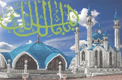 Набор для вышивания Каролинка КБПН(Ч) 3019/1 Мечеть Кул Шариф
