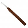 Addi 587-2 Крючок вязальный с ручкой из грецкого ореха addiNature Walnut Wood 16см