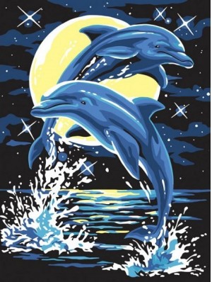Белоснежка 204-CE Дельфины