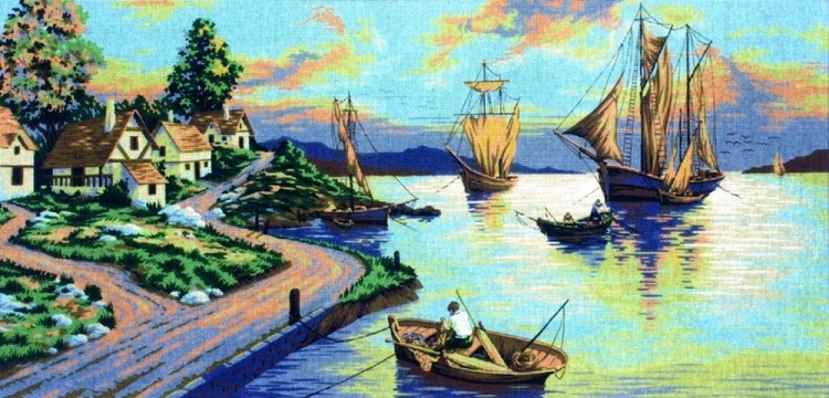 Gobelin Diamant B.1285 Голубая бухта