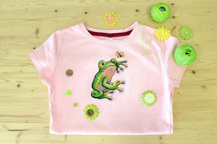 Набор для вышивания Жар-Птица В-534 Лягушка