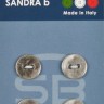 Sandra CARD194 Пуговицы, серебряный