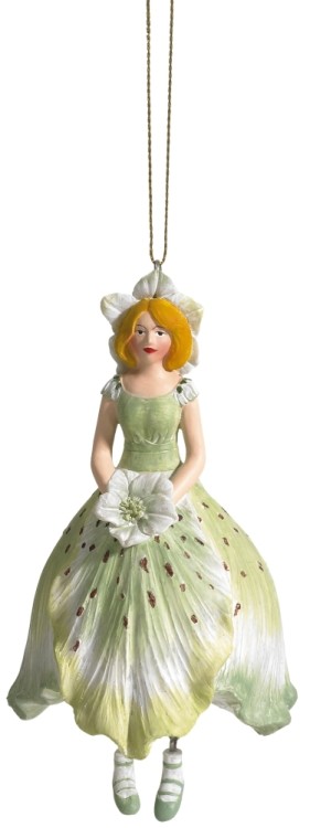 Fiebiger Floristik 850270-810 Фигурка декоративная, Blumenmadchen "Морозник"