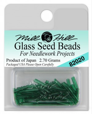 Mill Hill 82020 Creme de Mint - Бисер Medium Bugle Beads
