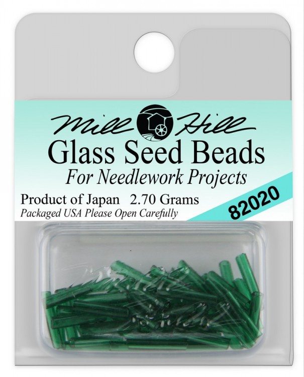 Mill Hill 82020 Creme de Mint - Бисер Medium Bugle Beads