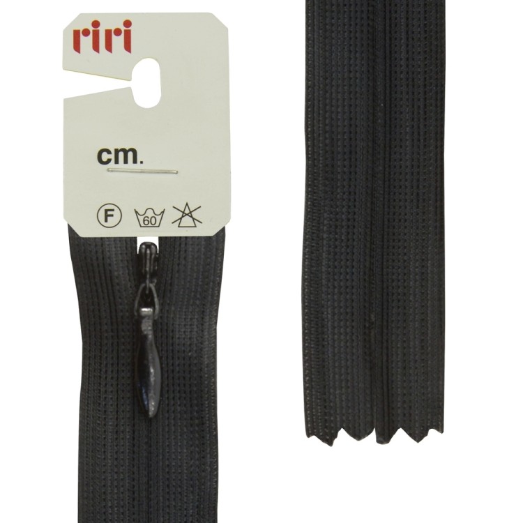 Riri 6010917/50/2110 Молния потайная, неразъемная, 4 мм, 50 см, черный