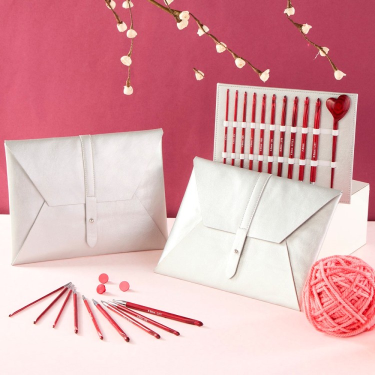 KnitPro 200670 Подарочный набор тунисских съемных крючков "Amore"