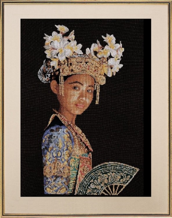 Набор для вышивания Thea Gouverneur 597.05 Balinese dancer (Баллийская танцовщица)
