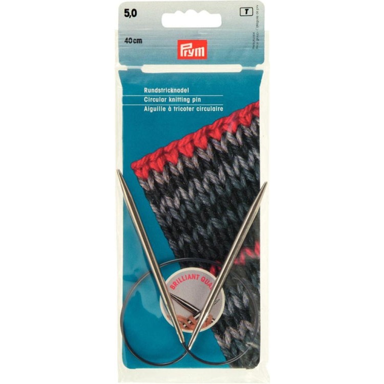 Prym Спицы круговые 40 см, латунь