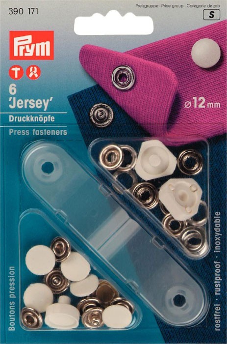 Prym 390171 Кнопки Джерси для легких тканей