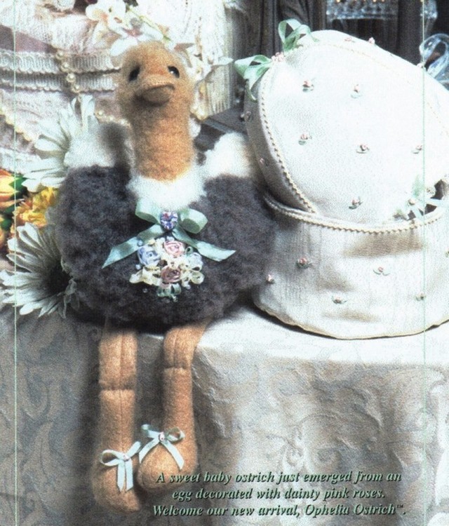 Набор для вышивания Ribbon Embroidery VCC022 Ophelia Ostrich