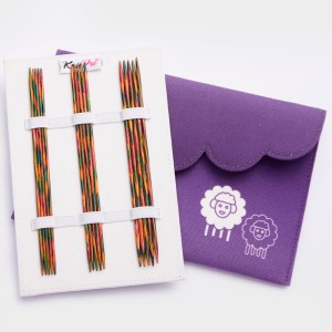 KnitPro 20665 Набор "Double" спиц чулочных длиной 20см "Symfonie"