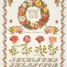 Набор для вышивания Thea Gouverneur 2043 Rose Sampler (Сэмплер с розами)
