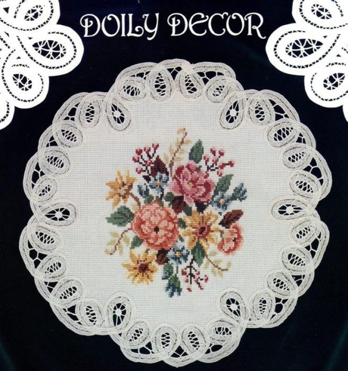 Набор для вышивания Doily Decor C113 Autumn Bouquet Doily