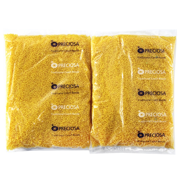 Preciosa Ornela 331-19001-10/0-17383 Желтый алебастр бисер 10/0 1000 г