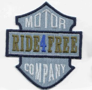 HKM 33834/1SB Термоаппликация "Ride 4 Free"