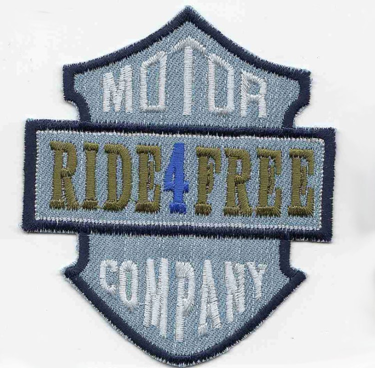 HKM 33834/1SB Термоаппликация "Ride 4 Free"