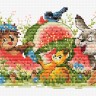 Набор для вышивания Многоцветница МКН 77-14 Арбузники