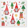 PAW Decor Collection TL232600 Салфетка трехслойная для декупажа "Гномы и подарки"