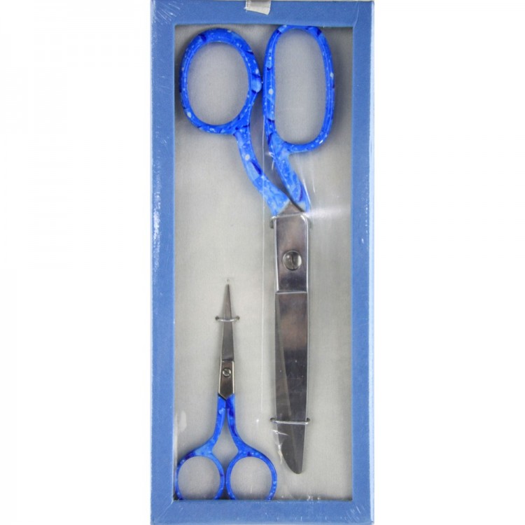 Hemline B5435.BLUE Набор ножниц в подарочной упаковке