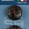 Sandra CARD096 Пуговицы, темно-коричневый