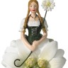 Fiebiger Floristik 850450-108 Фигурка декоративная, Blumenmadchen "Эдельвейс"