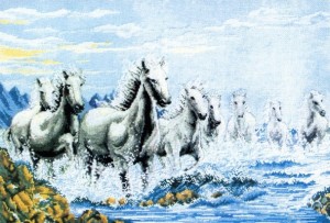Белоснежка 1015-14 Табун лошадей