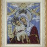 Мир багета 22БК 484-725_ПЛ Рама для иконы "Милующая" Радуга бисера