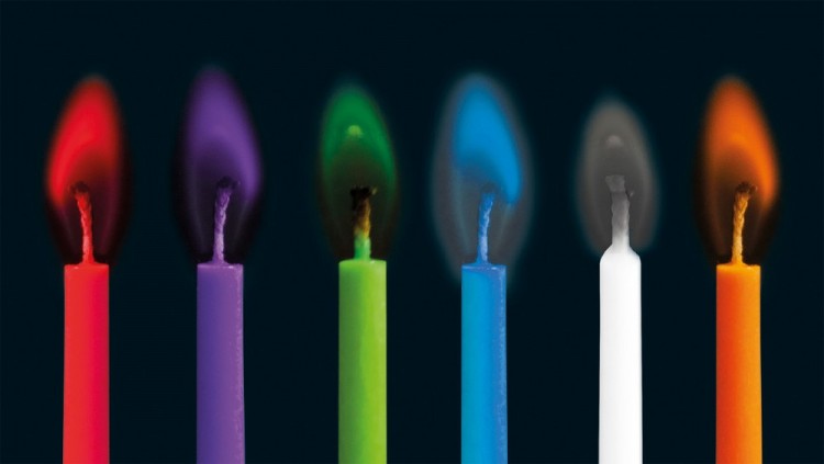 Rayher 31587000 Свечи для торта с цветным пламенем