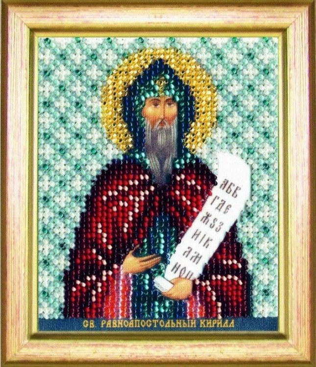 Набор для вышивания Чаривна Мить Б-1151 Икона святого равноапостольного Кирилла
