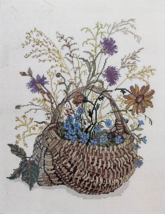 Набор для вышивания Candamar 50568 Basket of wild flowers