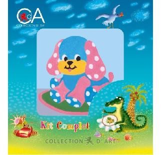 Набор для вышивания Collection D'Art 1010K Щенок