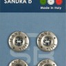 Sandra CARD197 Пуговицы, серебряный