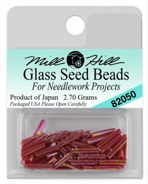Mill Hill 82050 Red Rainbow - Бисер Medium Bugle Beads