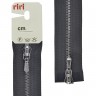 Riri 3301120/100/2109 Молния металлическая, разъемная, 2 замка, 4 мм, 100 см, темно-серый