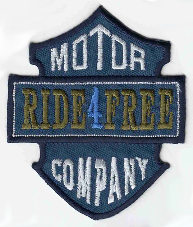 HKM 33837/1SB Термоаппликация "Ride 4 Free"