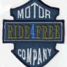 HKM 33837/1SB Термоаппликация "Ride 4 Free"
