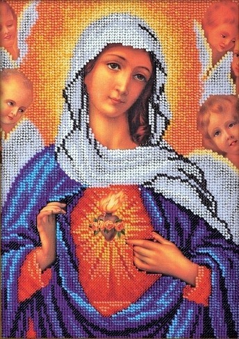 Набор для вышивания Радуга бисера В-192 Дева Мария
