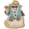 Набор для вышивания Mill Hill MH182536 Snowman Vacation (Каникулы снеговика)