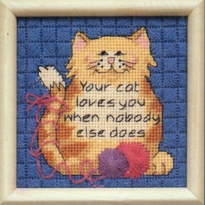 Dimensions 17027 Your Cat Loves You (made in USA)
