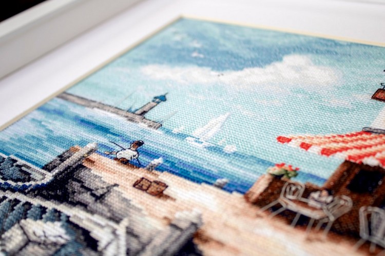 Набор для вышивания LetiStitch 908 Sea Port (Морской порт)